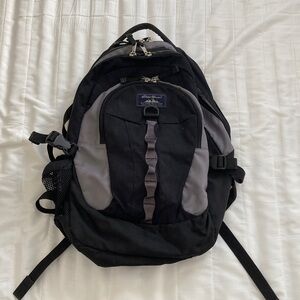 Eddie Bauer Outdoor Outfitters Black and Gray Backpack